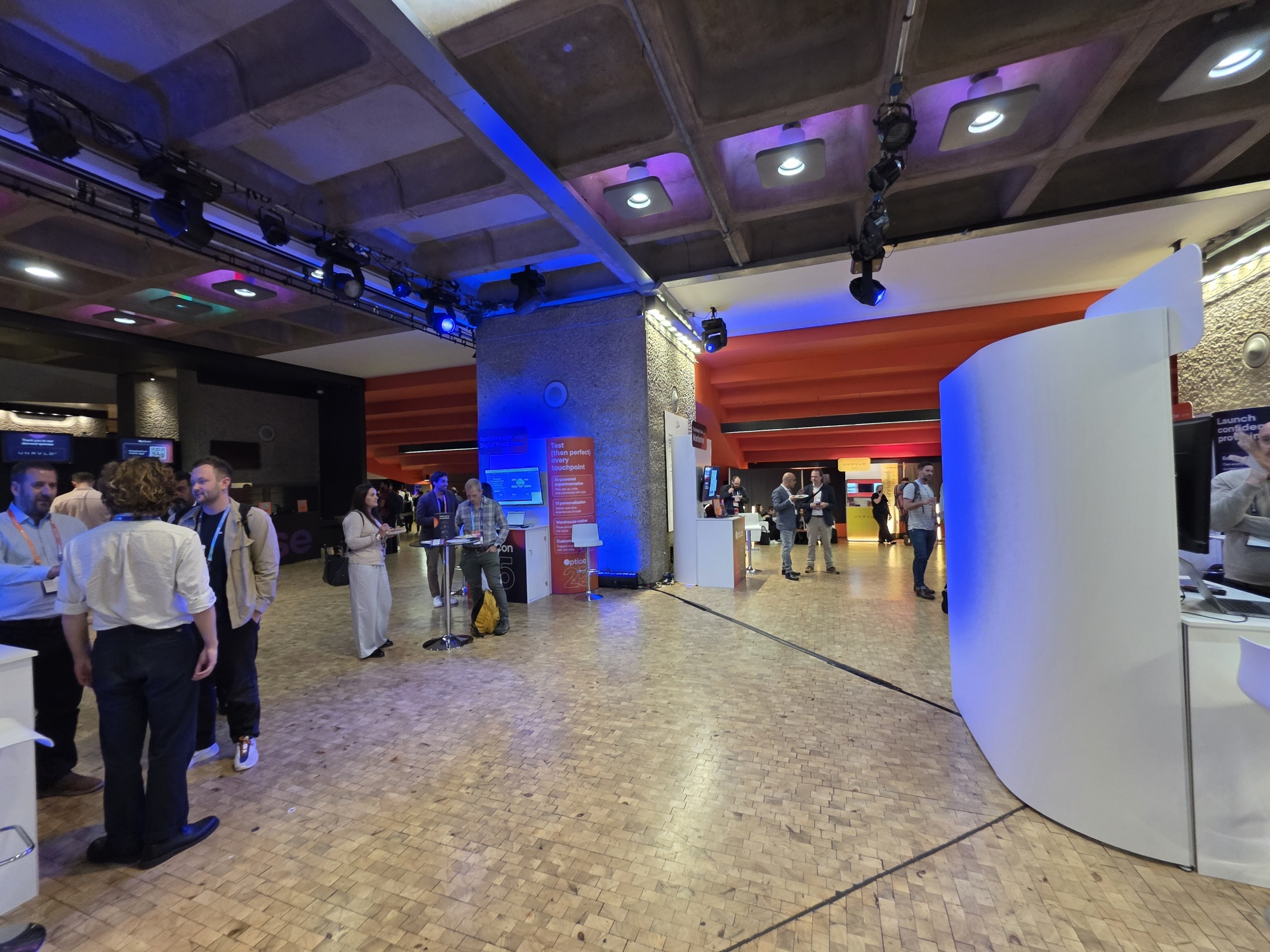 The main networking area