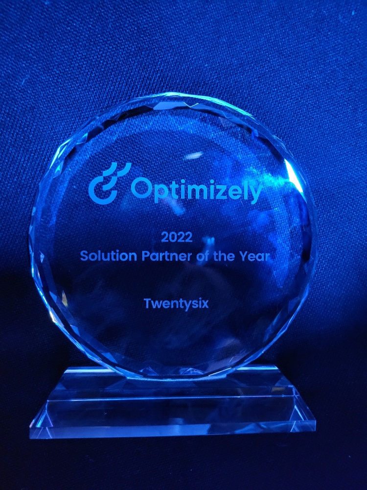2022 Solution Partner of the Year trophy