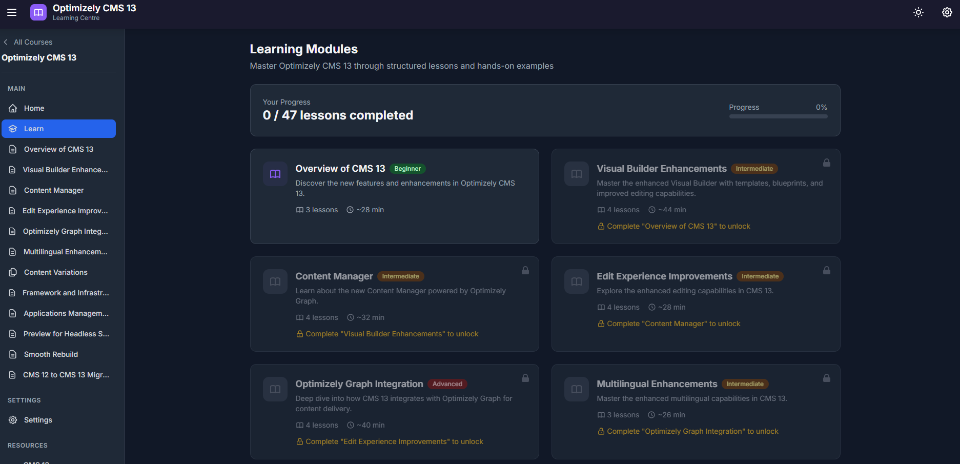 A day in the life of an Optimizely OMVP: Getting Up to Speed with Optimizely CMS 13 — A Free Learning Path